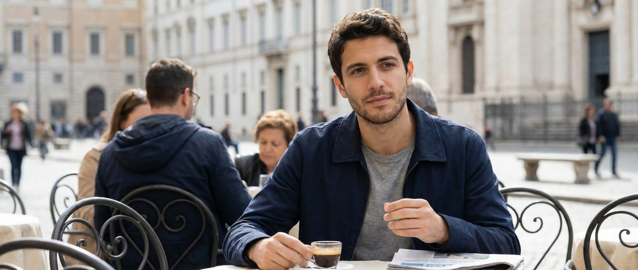 Portrait d'un jeune homme français